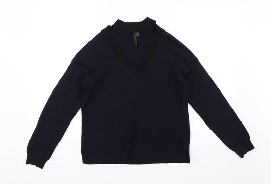 Topshop Womens Blue   Pullover Jumper Size 8