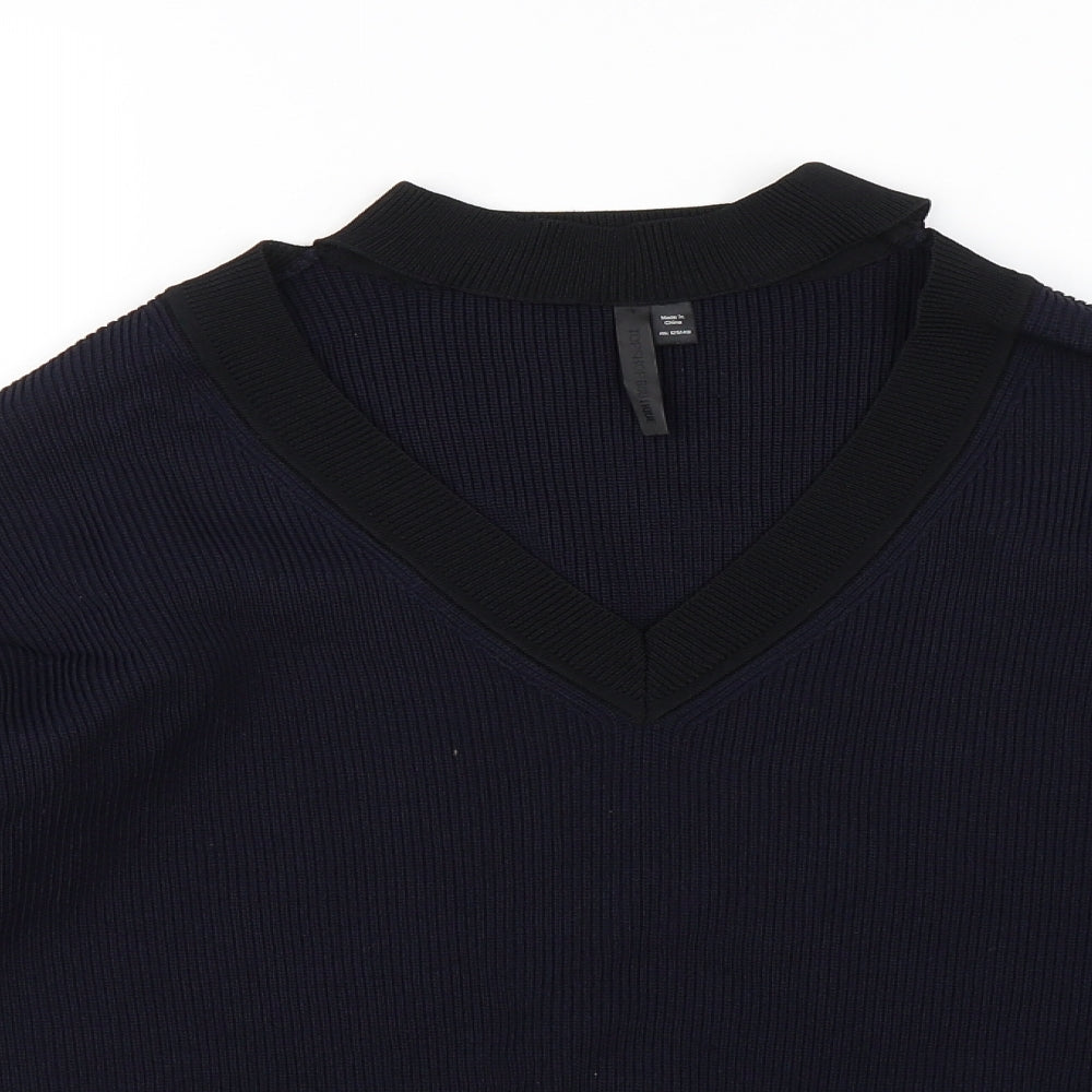Topshop Womens Blue   Pullover Jumper Size 8
