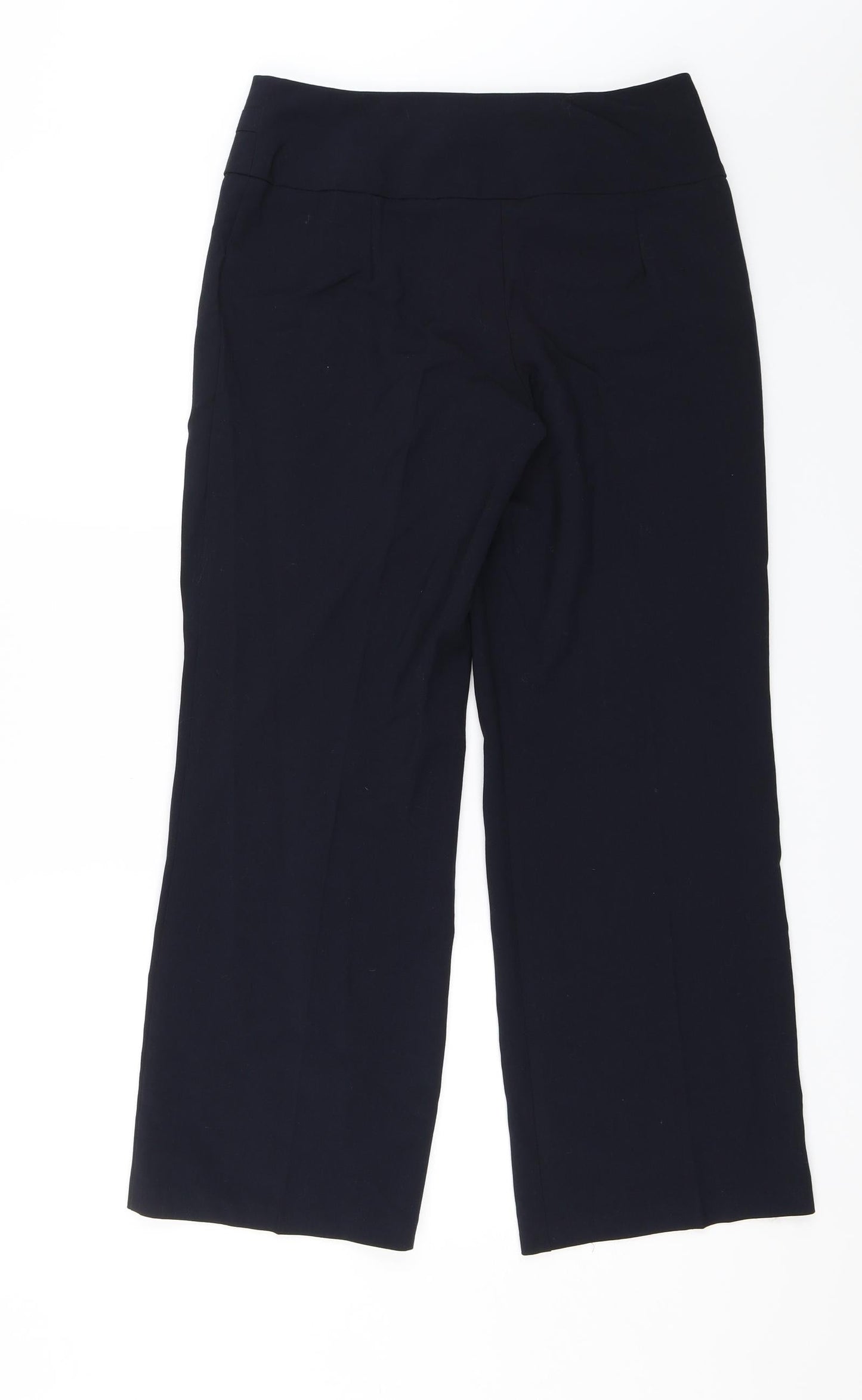 M&S Womens Blue   Dress Pants Trousers Size 10 L26 in