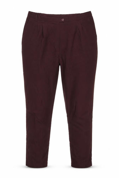Afibel Womens Red   Trousers  Size 38 in L29 in