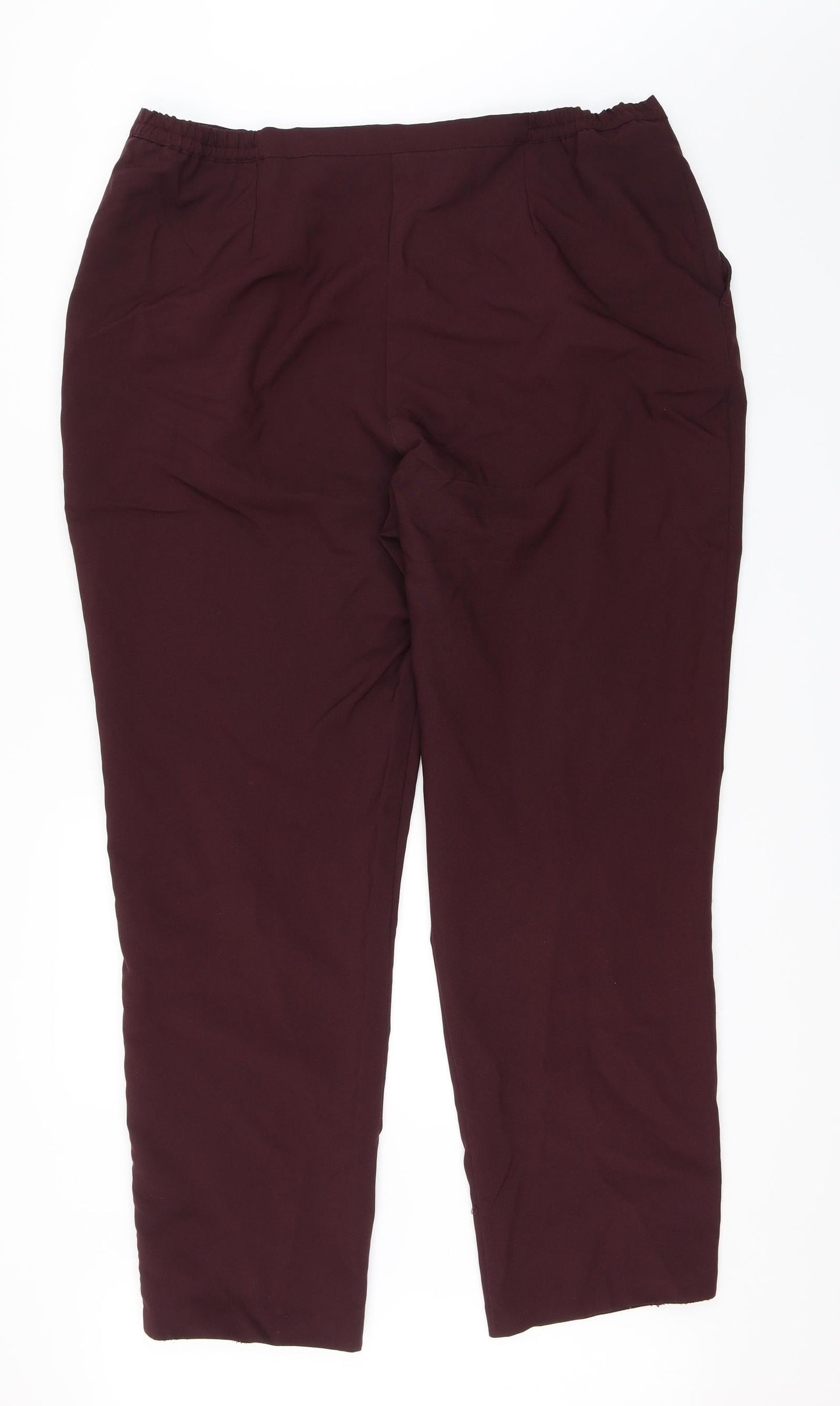Afibel Womens Red   Trousers  Size 38 in L29 in