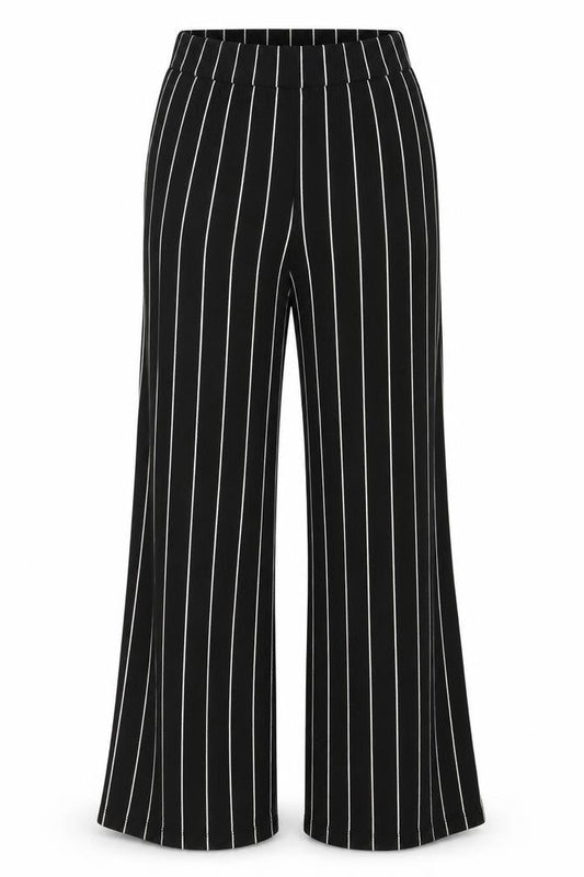 Divided Womens Black Striped  Trousers  Size S L23 in
