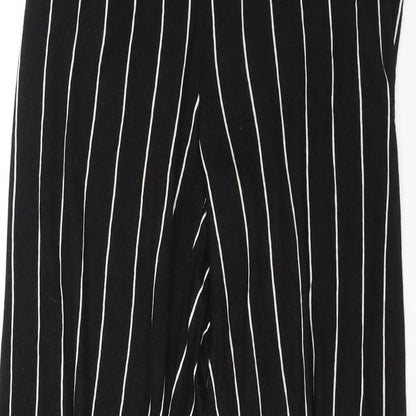 Divided Womens Black Striped  Trousers  Size S L23 in