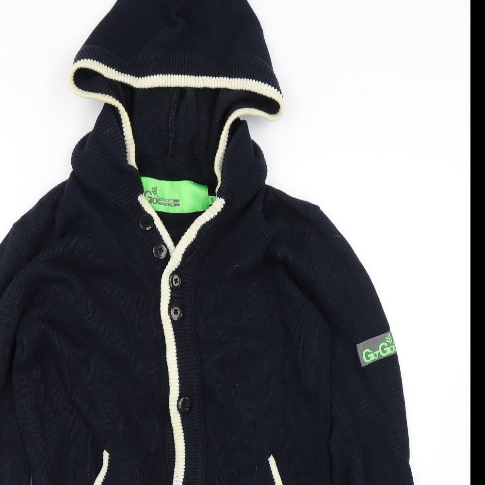 Gio-Goi Womens Blue   Pullover Hoodie Size S