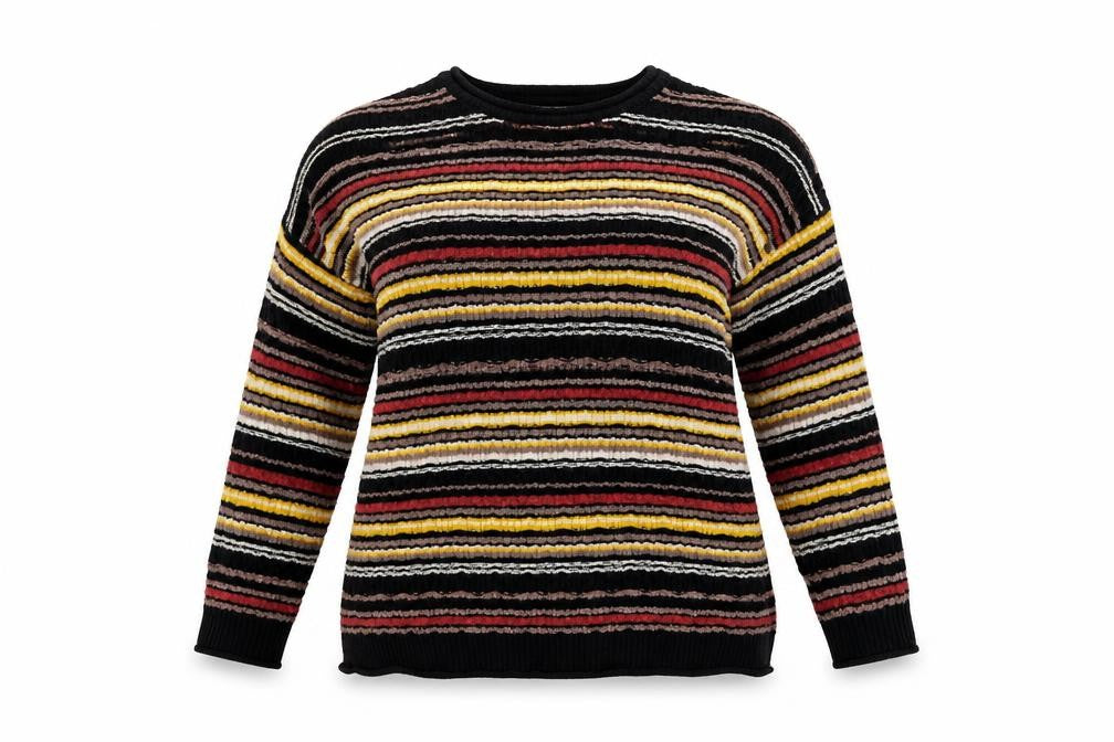 Apricot Womens Multicoloured Striped  Pullover Jumper Size 12