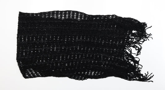 Preworn Womens Black    Shawl/Wrap