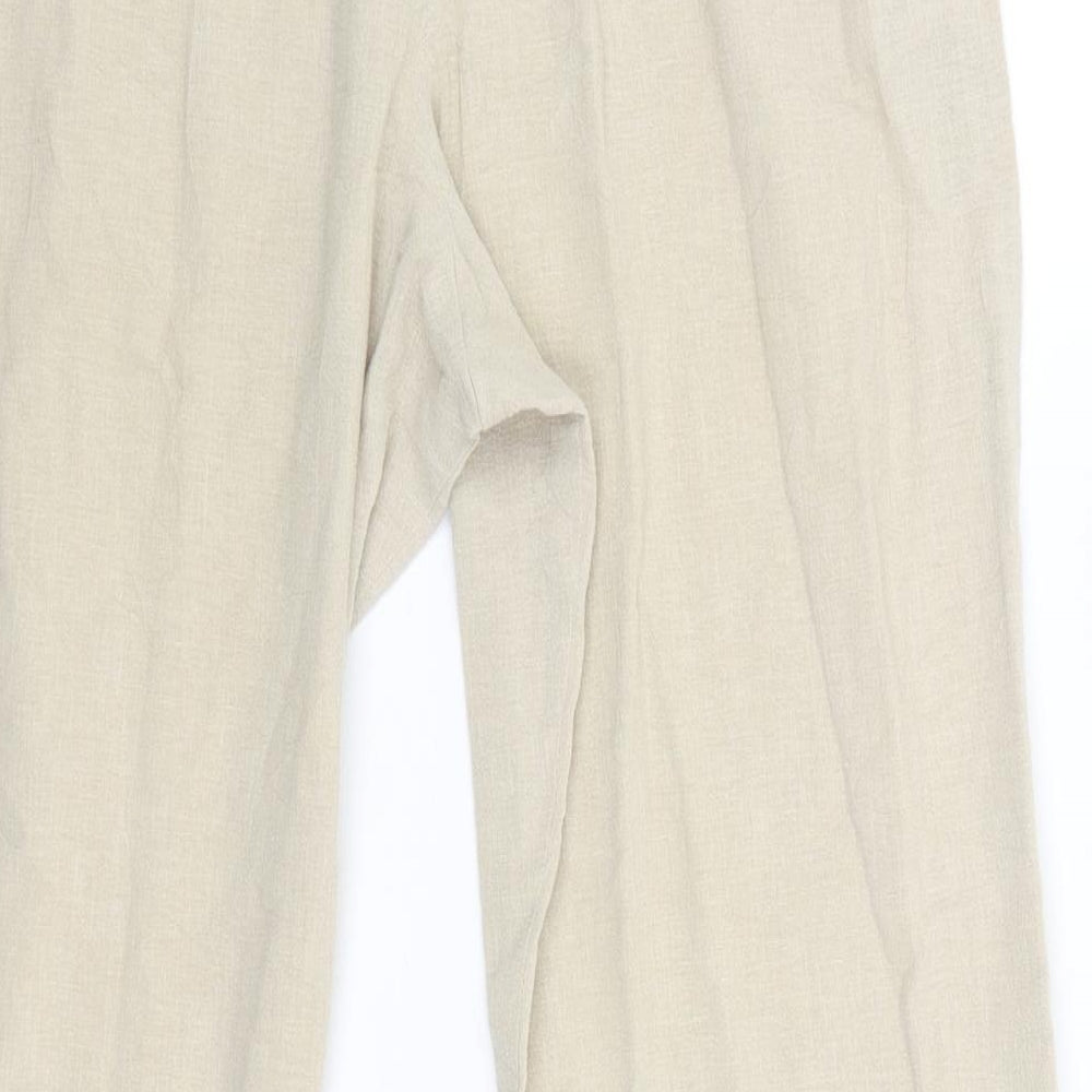 jane dickinsomn Womens Beige   Jogger Trousers Size 14 L28 in