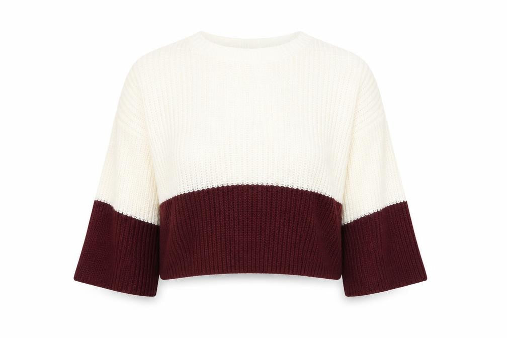 Topshop Womens White   Pullover Jumper Size 8