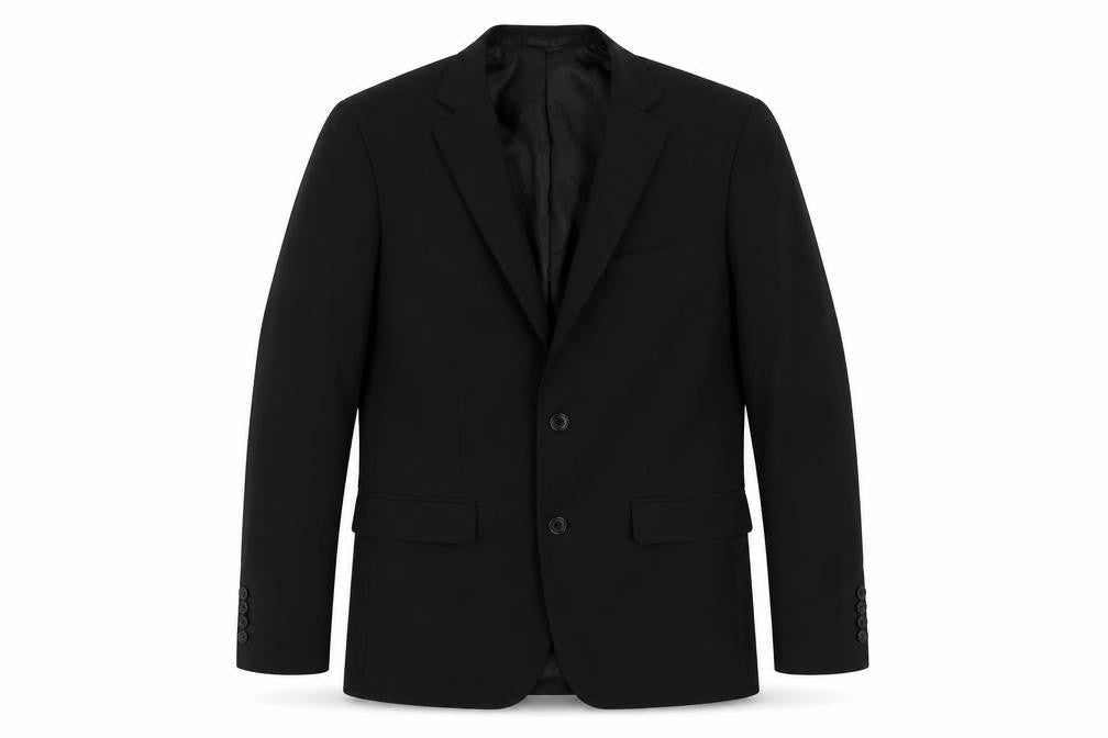 Cedarwood State Mens Black Jacket Suit Jacket Size 36