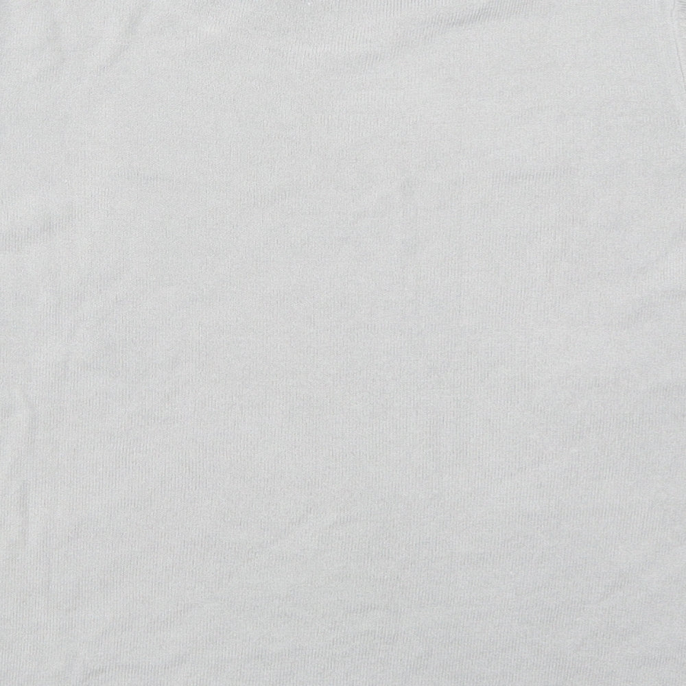 Marks & Spencer Womens Grey   Basic T-Shirt Size 10