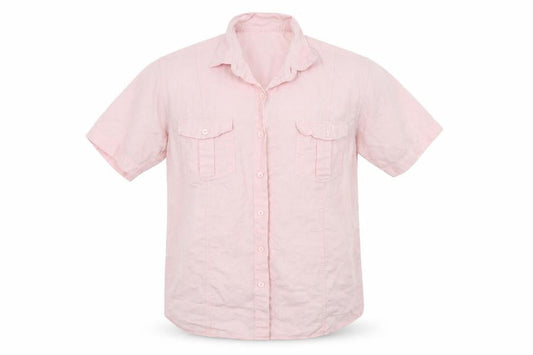 George Mens Pink    Button-Up Size M