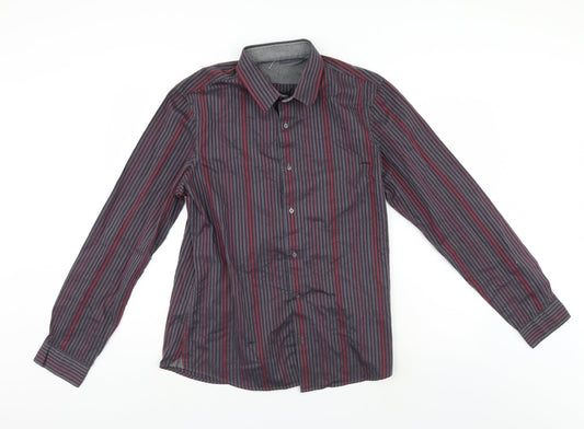 NEXT Mens Multicoloured Striped   Button-Up