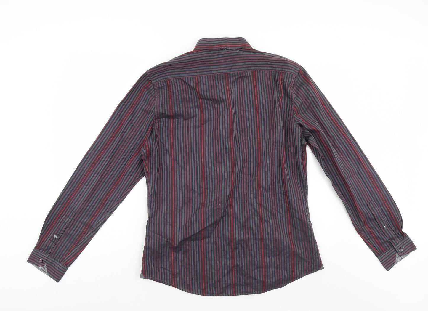 NEXT Mens Multicoloured Striped   Button-Up