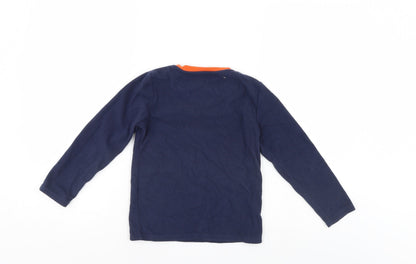 Back view of Rebel boys’ blue pyjama top, size 6-7, years