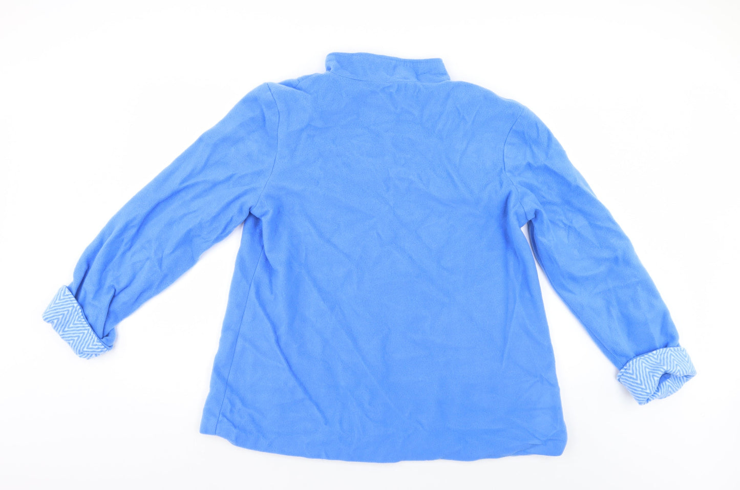 Anne De Lancay Womens Blue   Quilted Coat Size M
