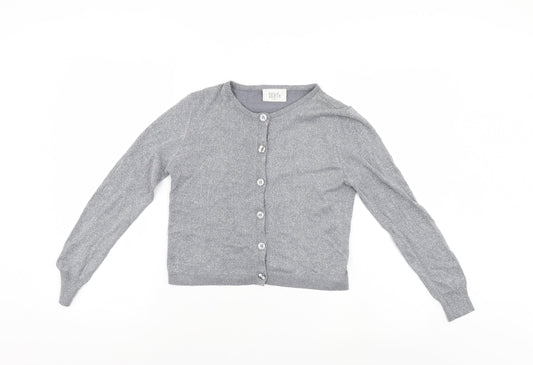 Suchita Womens Silver   Cardigan Jumper Size 4