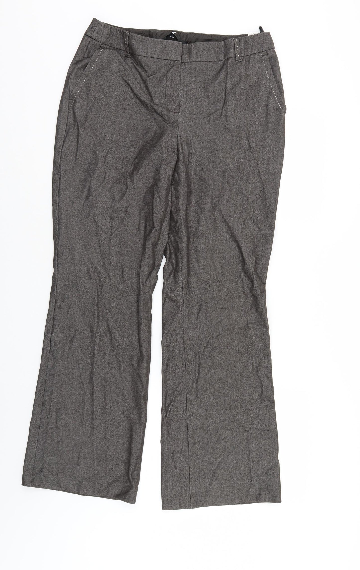 Marks and Spencer Womens Brown   Trousers  Size 12 L30 in