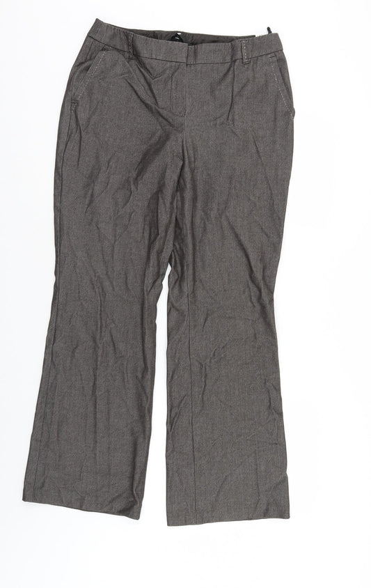 Marks and Spencer Womens Brown   Trousers  Size 12 L30 in