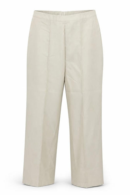 Unity Womens Beige   Trousers  Size 16 L25 in - Elastic Waist