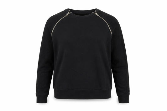 Zara Womens Black   Pullover Sweatshirt Size S