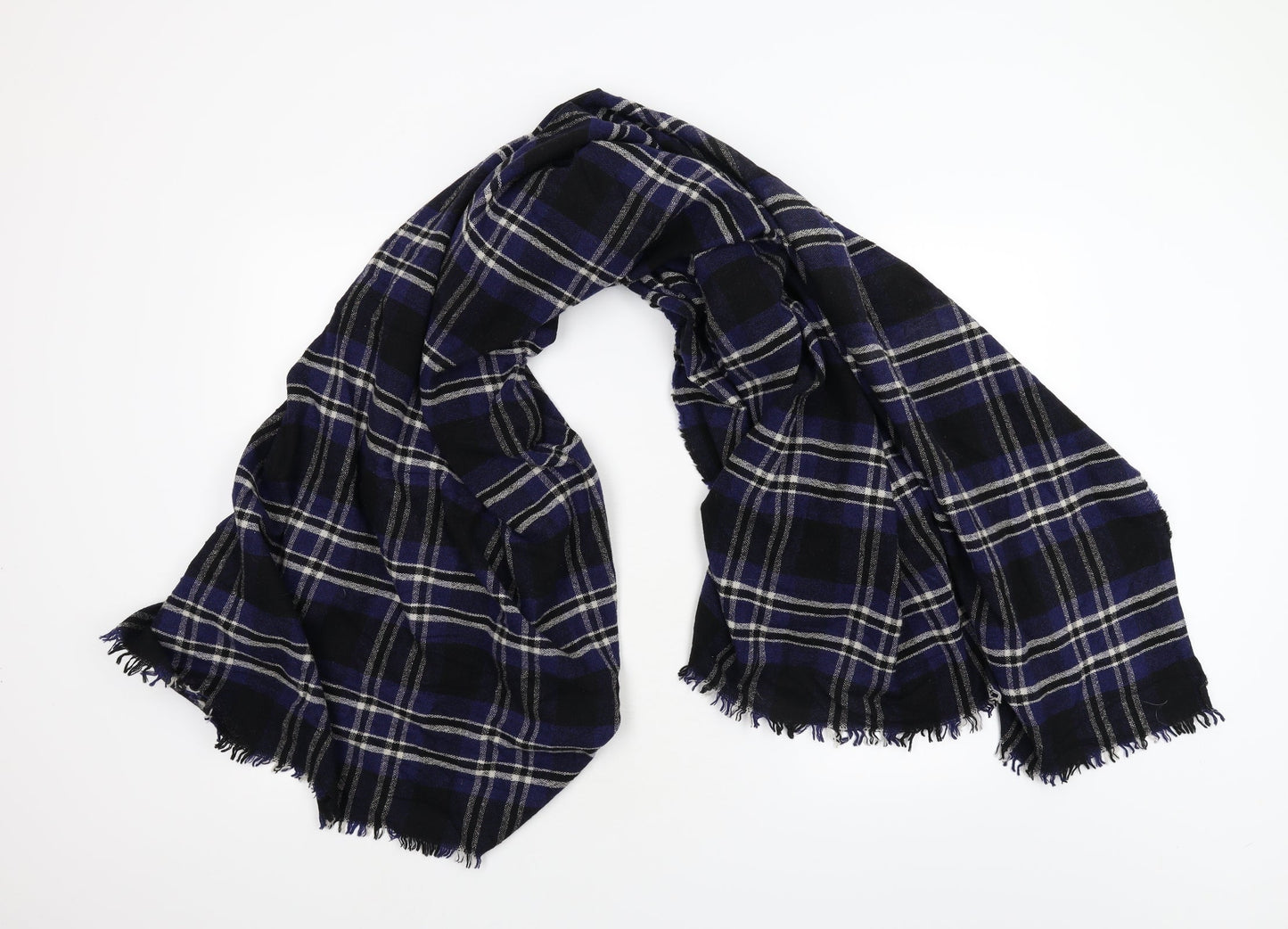 Preworn  Multicoloured Check Knit  Shawl/Wrap