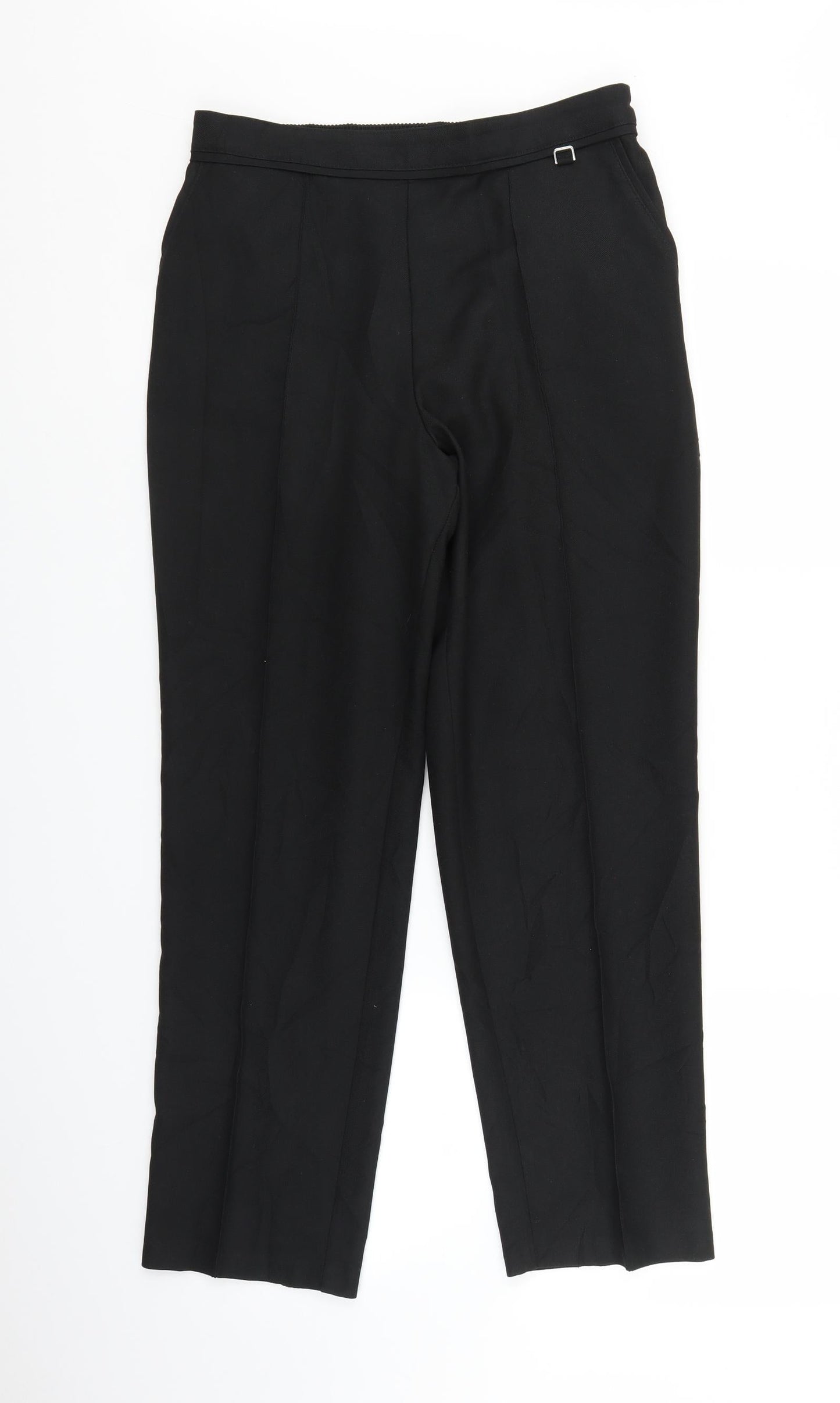 Marks and Spencer Womens Black   Trousers  Size 10 L25 in