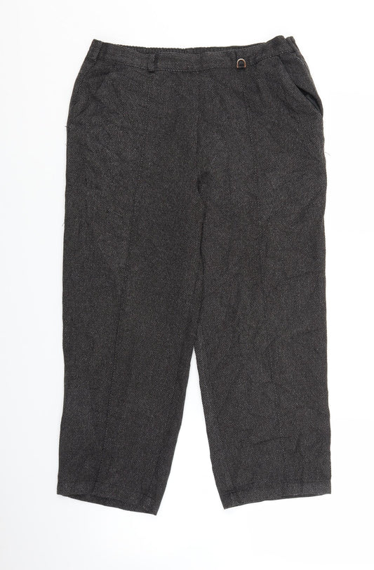 Marks and Spencer Womens Grey   Trousers  Size 30 in L22 in