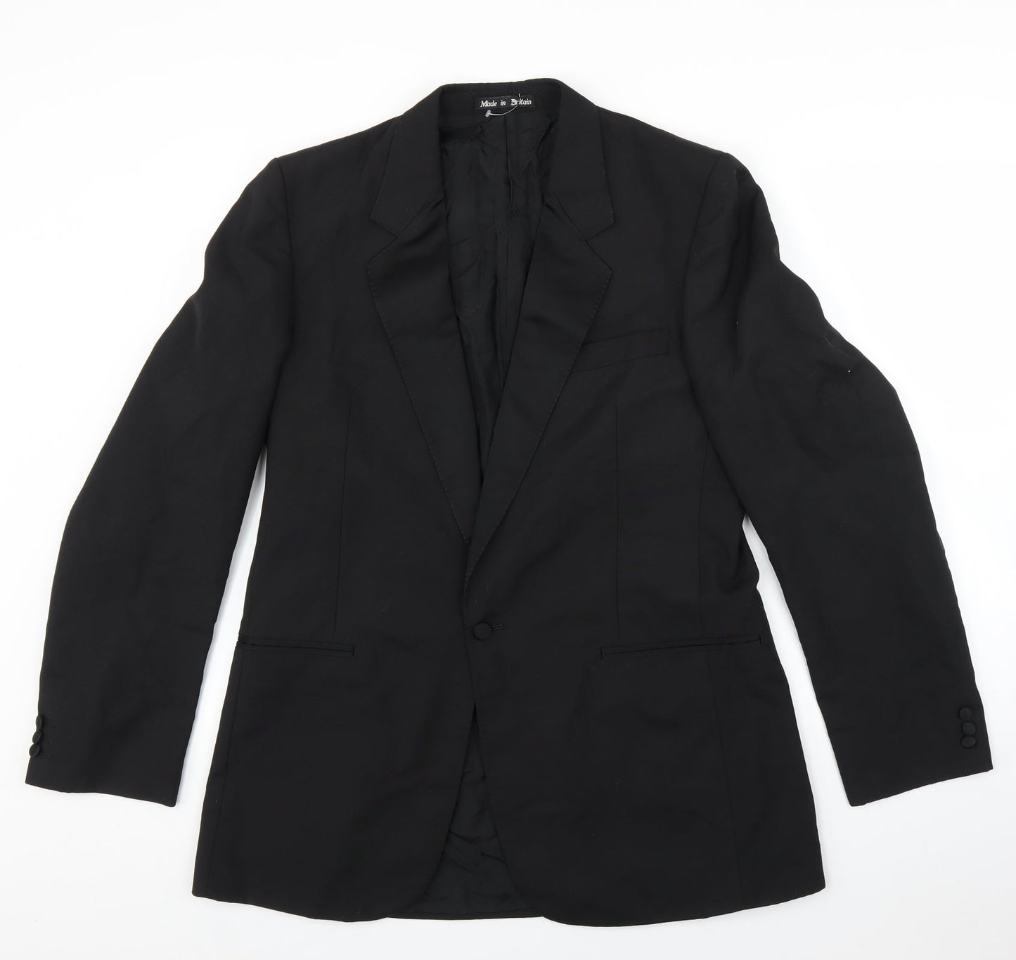 Dormie Mens Black   Jacket Suit Jacket Size 40