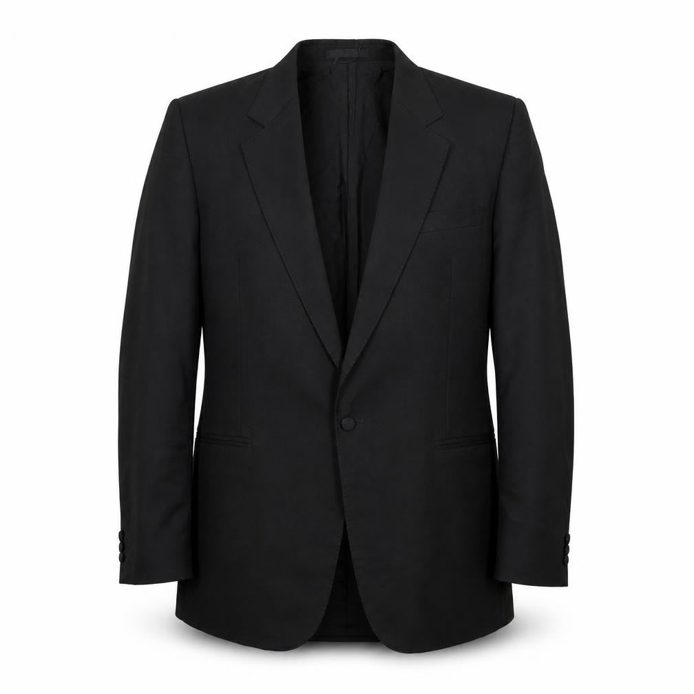 Dormie Mens Black   Jacket Suit Jacket Size 40
