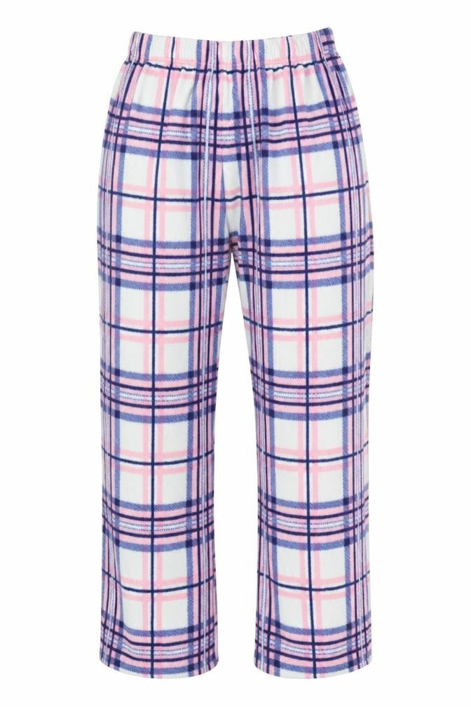 Preworn Womens Pink Plaid  Sweatpants Trousers Size M L27 in