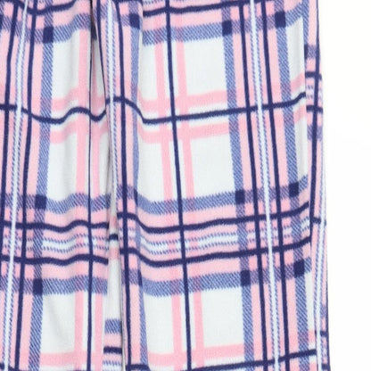 Preworn Womens Pink Plaid  Sweatpants Trousers Size M L27 in