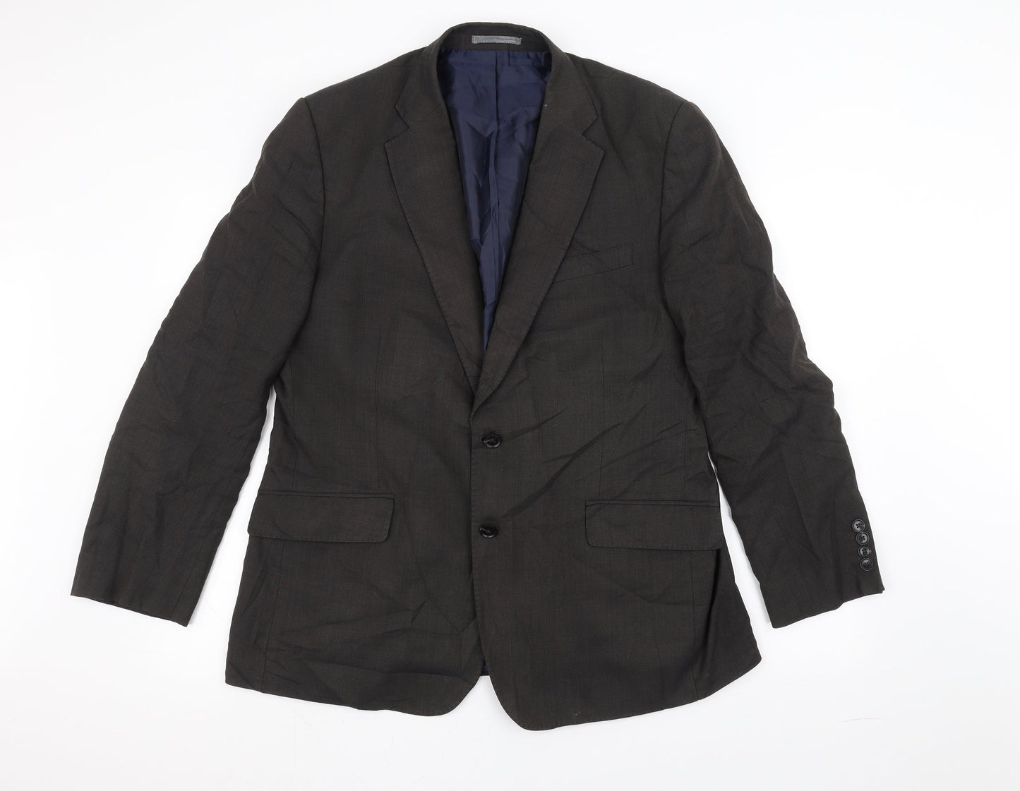 Marks and Spencer Mens Black   Jacket Suit Jacket Size 42