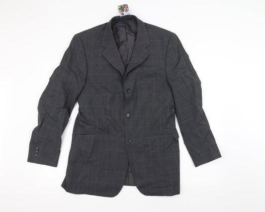 Burton Mens Grey   Jacket Suit Jacket Size 38