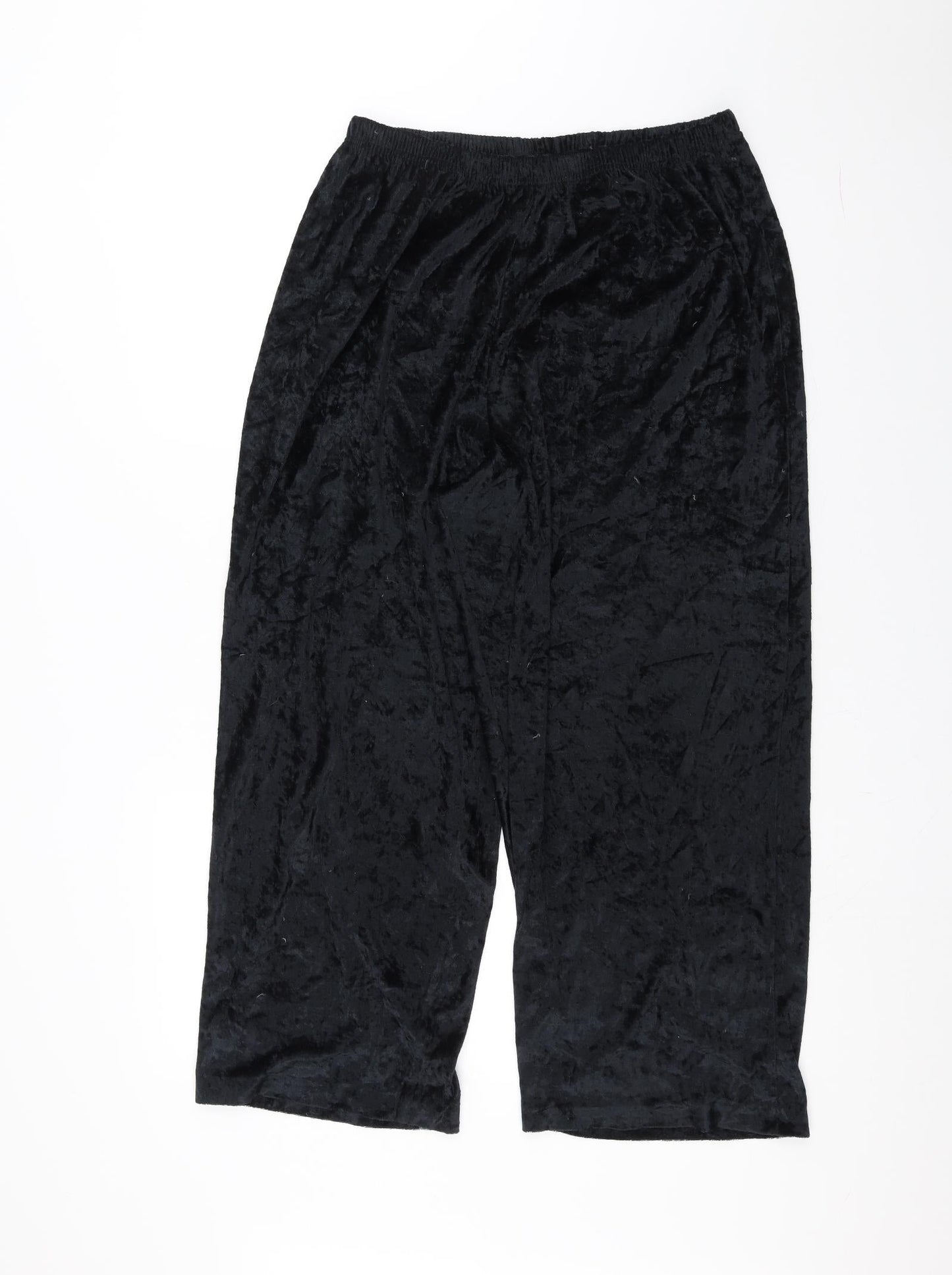 Preworn Womens Black   Trousers  Size 20 L20 in
