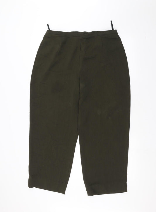 Marks and Spencer Womens Green   Trousers  Size 16 L24 in