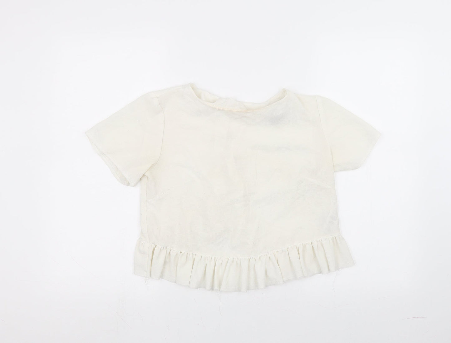 ASOS Womens White   Basic T-Shirt Size 10