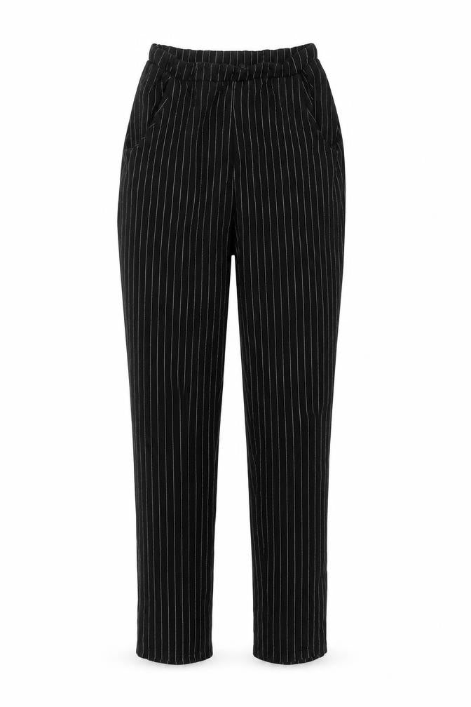 PRETTYLITTLETHING Womens Black   Trousers  Size 10 L25 in