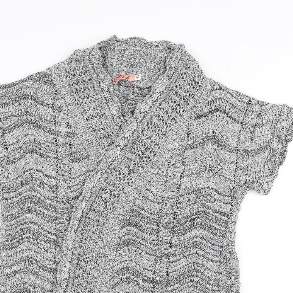 Blush Womens Grey   Jacket Coatigan Size M