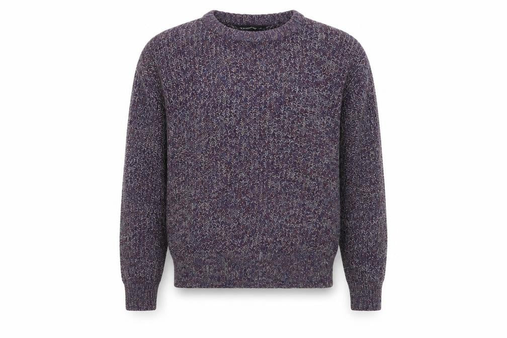 Cedarwood State Mens Purple Knit Pullover Jumper Size L