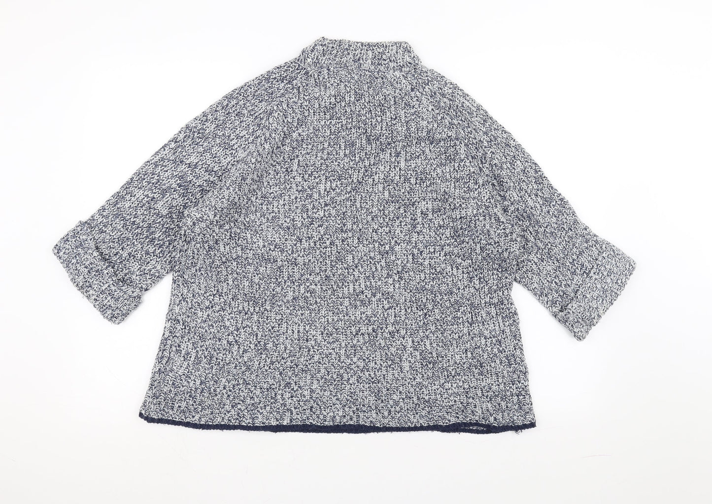 F&F Womens White  Knit Pullover Jumper Size 12