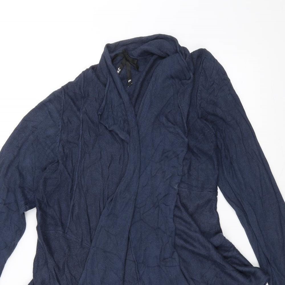 Text Womens Blue   Cardigan Jumper Size M