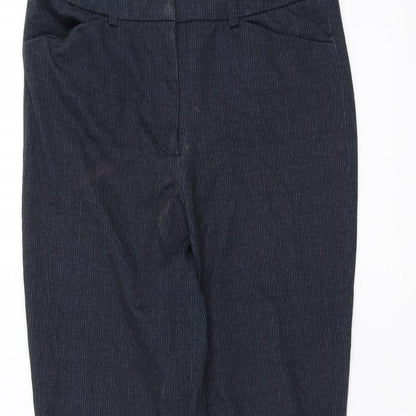 Next Womens Blue   Trousers  Size 10 L25 in