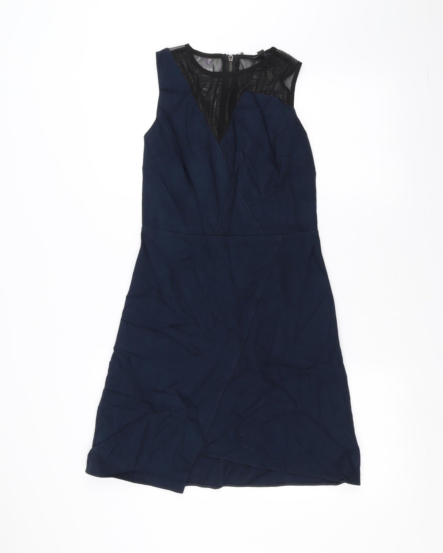 Topshop Womens Blue   A-Line  Size 8