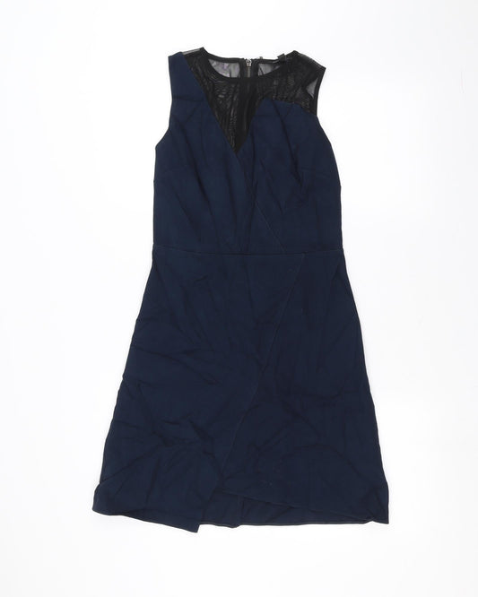 Topshop Womens Blue   A-Line  Size 8