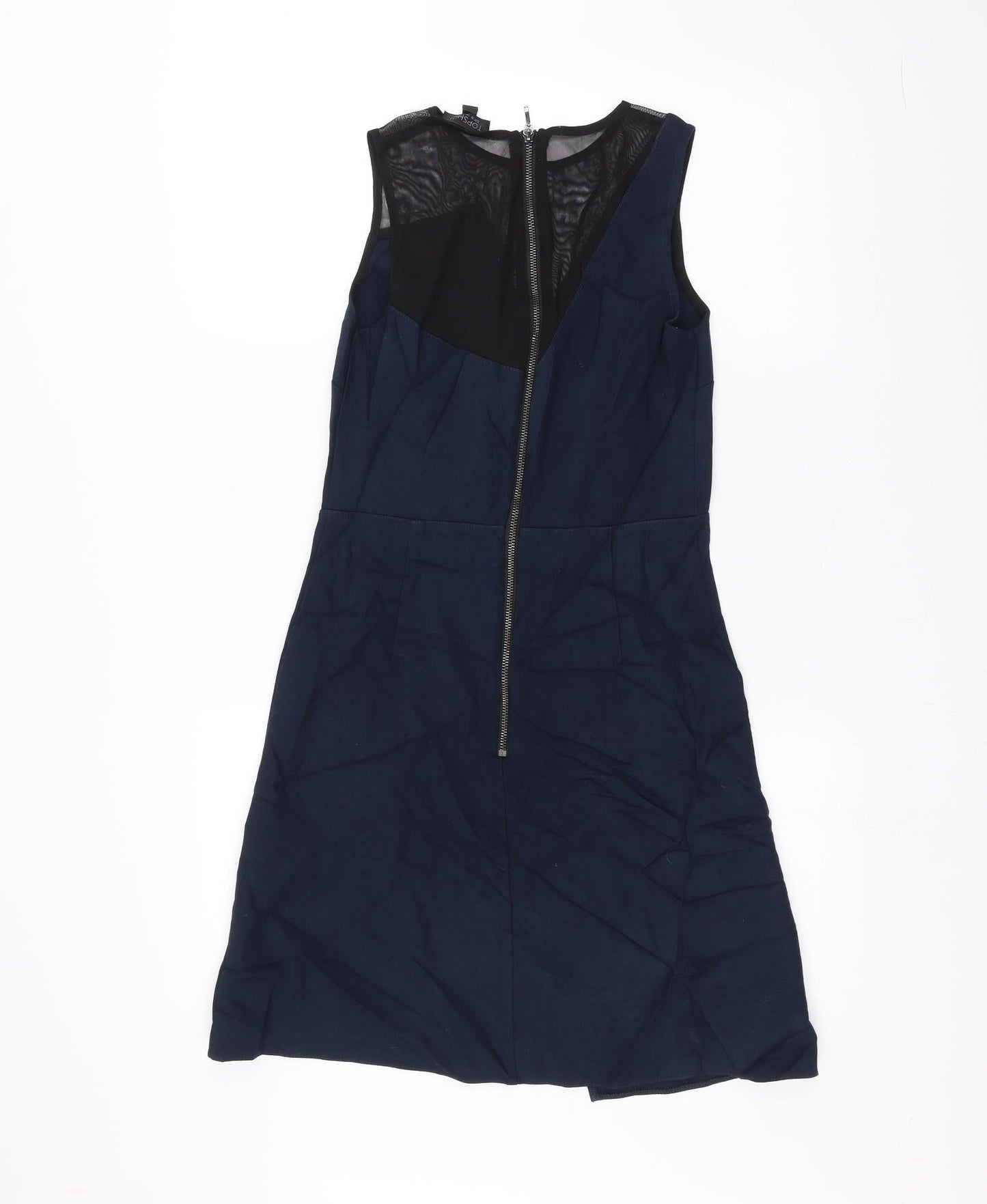 Topshop Womens Blue   A-Line  Size 8