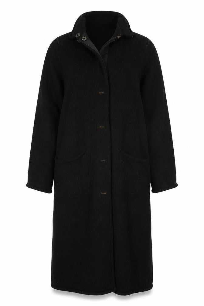 LOFT Womens Black   Overcoat Jacket Size S