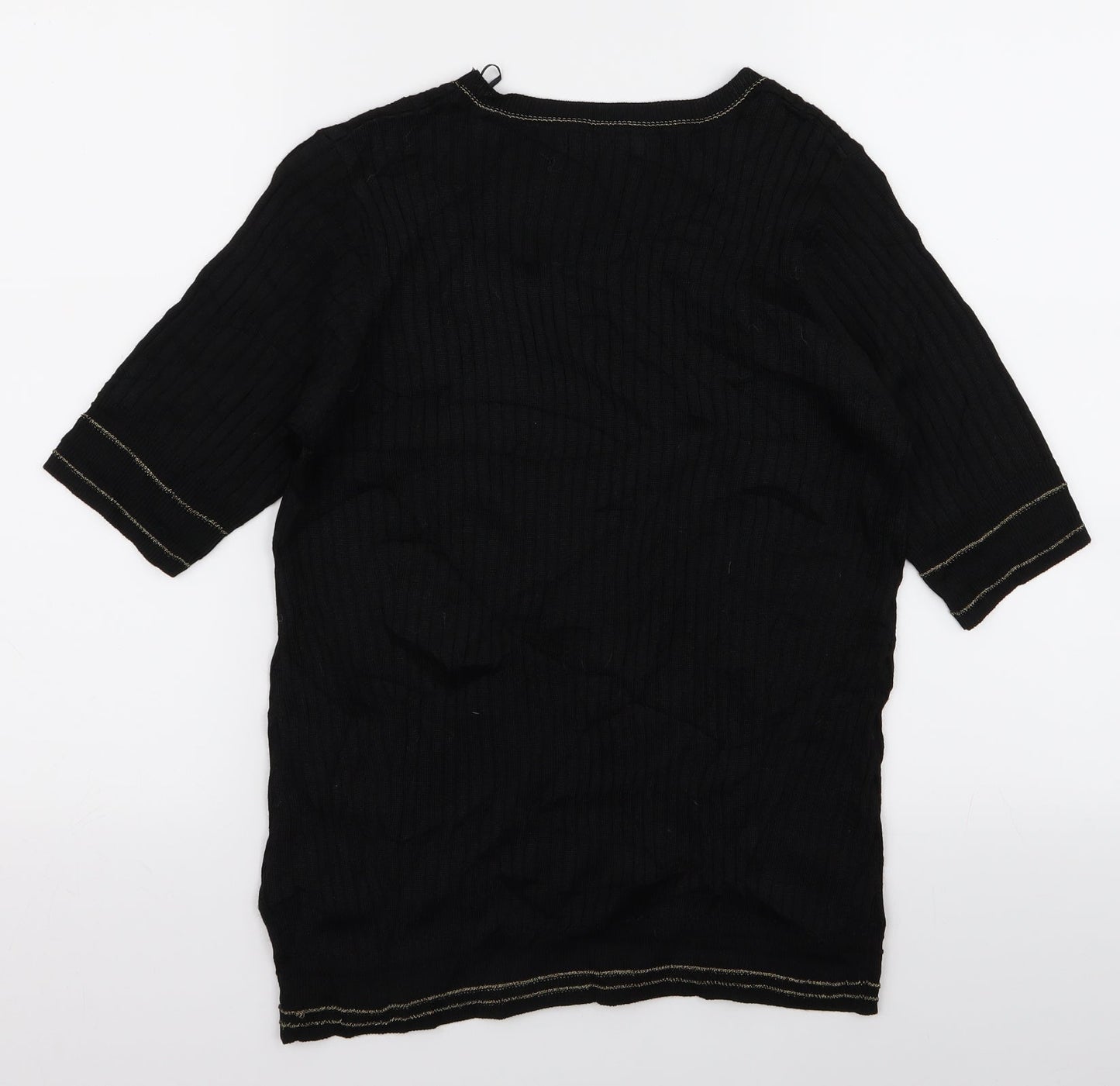 peruna Womens Black   Basic T-Shirt Size 14