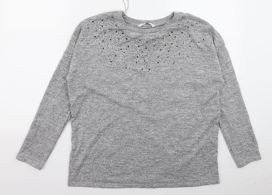 Ty Womens Grey   Pullover Jumper Size 14
