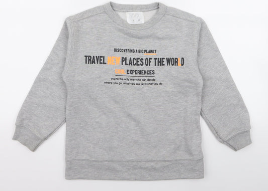 Zara Womens Grey   Pullover Jumper Size 8  - travel