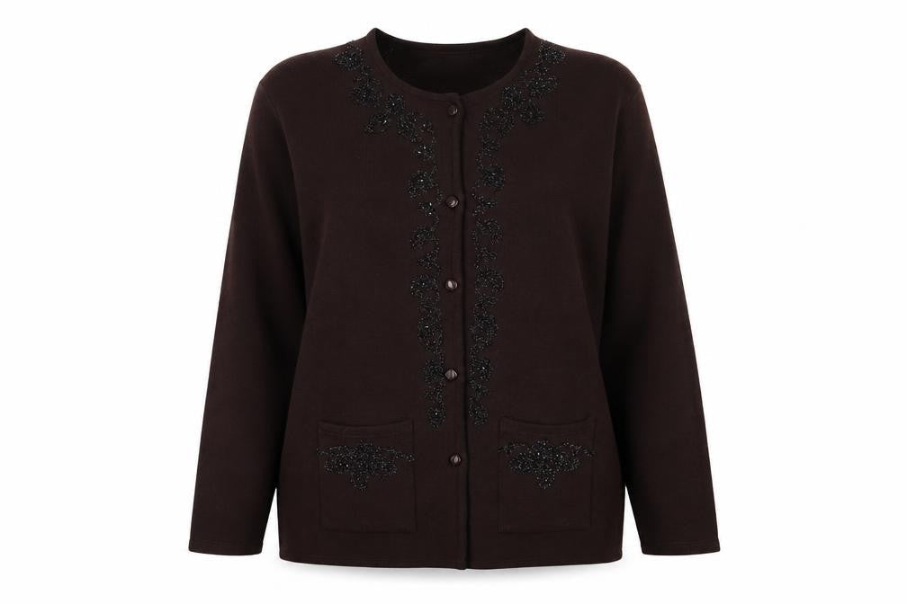 Xiaosa Fushi Womens Brown   Jacket  Size 3XL
